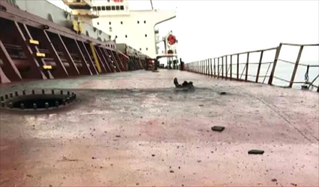 İDDİA: Yəməndə türk gəmisinə raket atdılar - FOTO