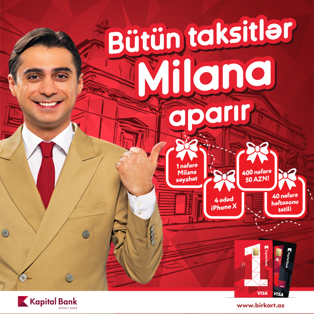 Bütün taksitlər Milana aparır!