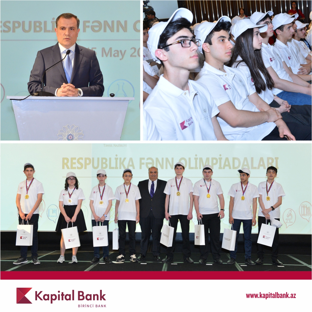 Kapital Bank-ın dəstəyi ilə keçirilən olimpiadanın qalibləri təltif edildi