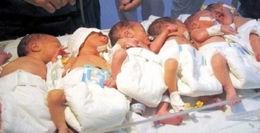 Azərbaycanlı qadın bir dəfəyə 6 uşaq doğdu - 4 qız, 2 oğlan