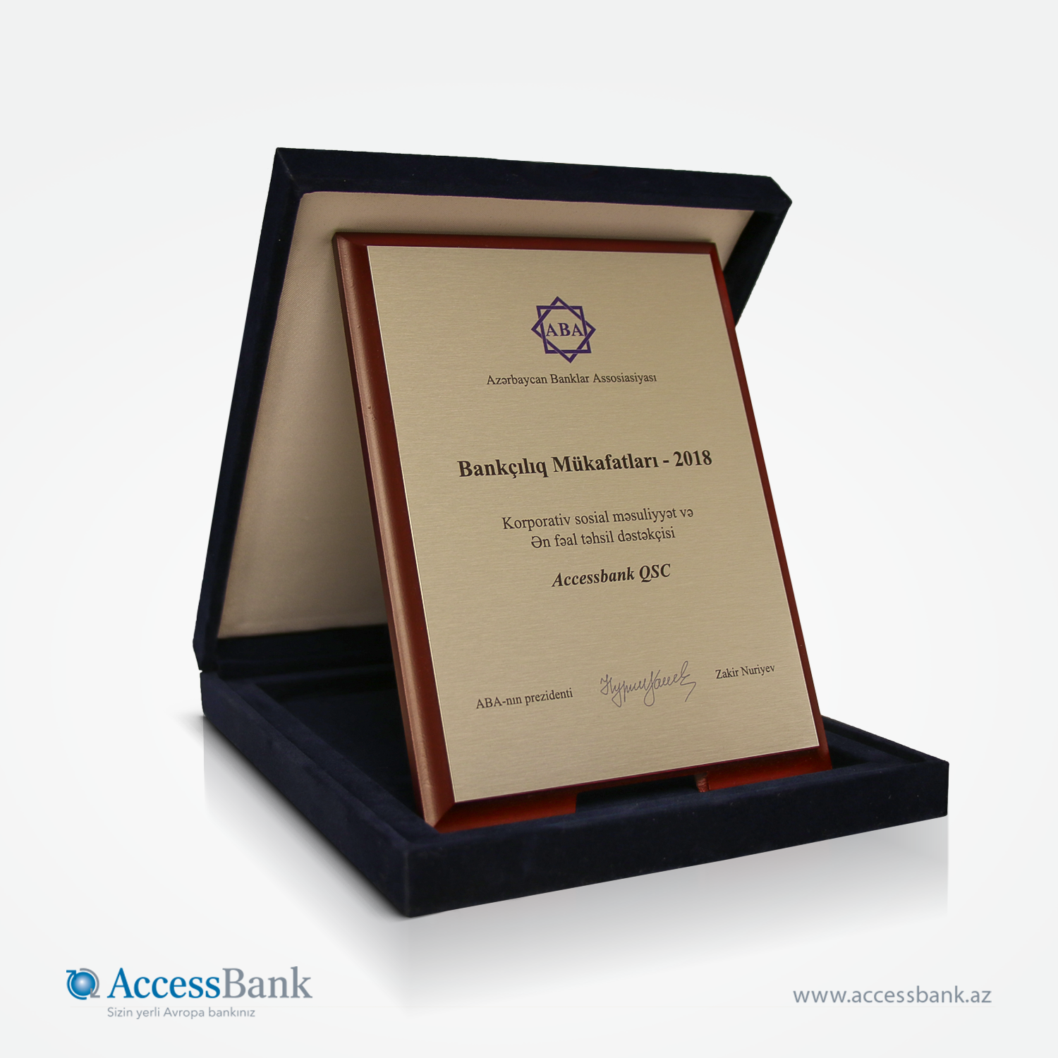 AccessBank iki nominasiya üzrə mükafata layiq görülüb