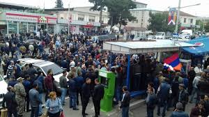 Xankəndində mitinq: “Biz Köçəryanı istəyirik”