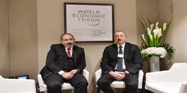 Prezident İlham Əliyev və Nikol Paşinyanın Davosda qeyri-rəsmi görüşü olub