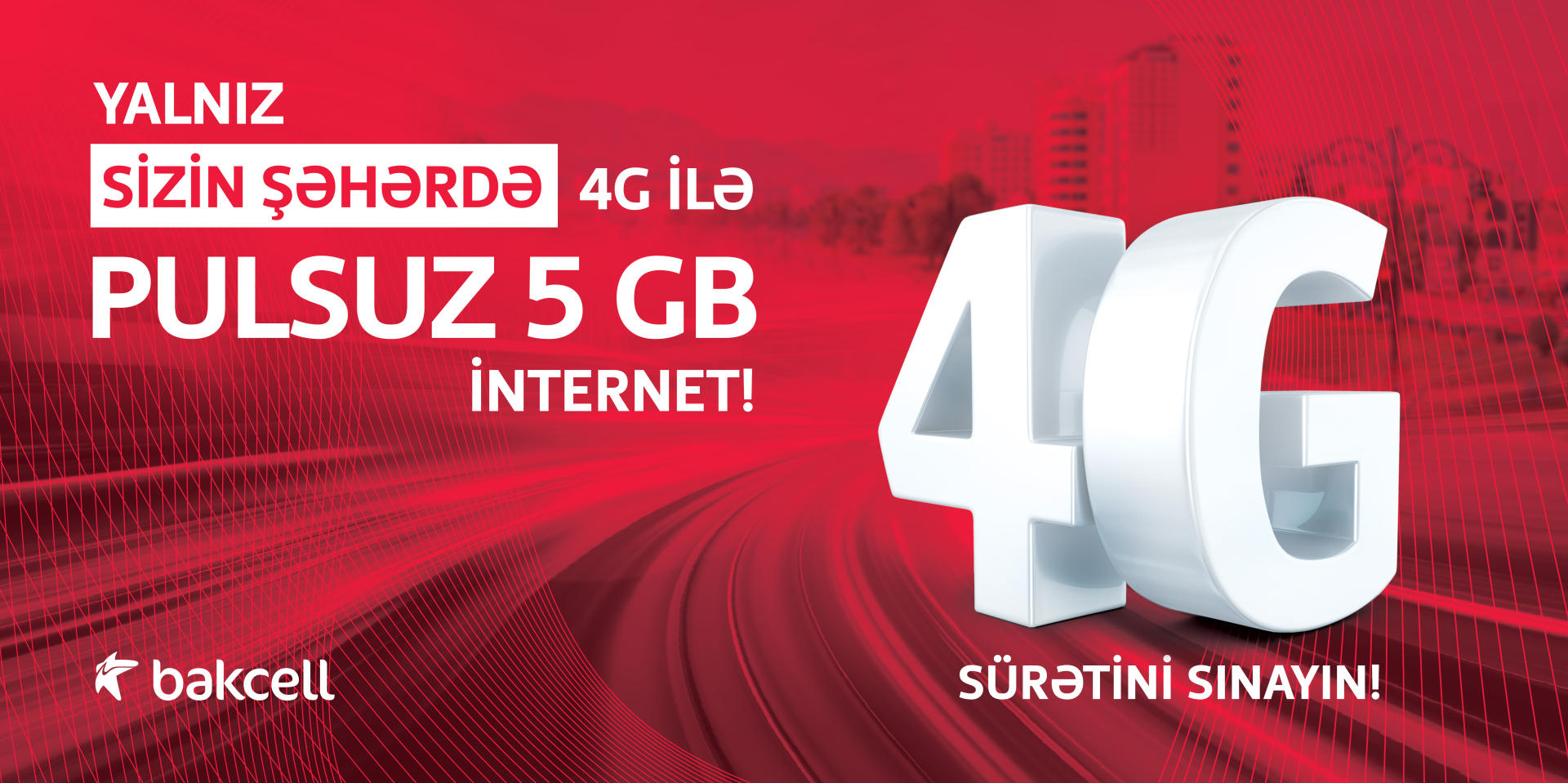 “Bakcell”dən 6 bölgənin sakinlərinə 5 GB pulsuz internet