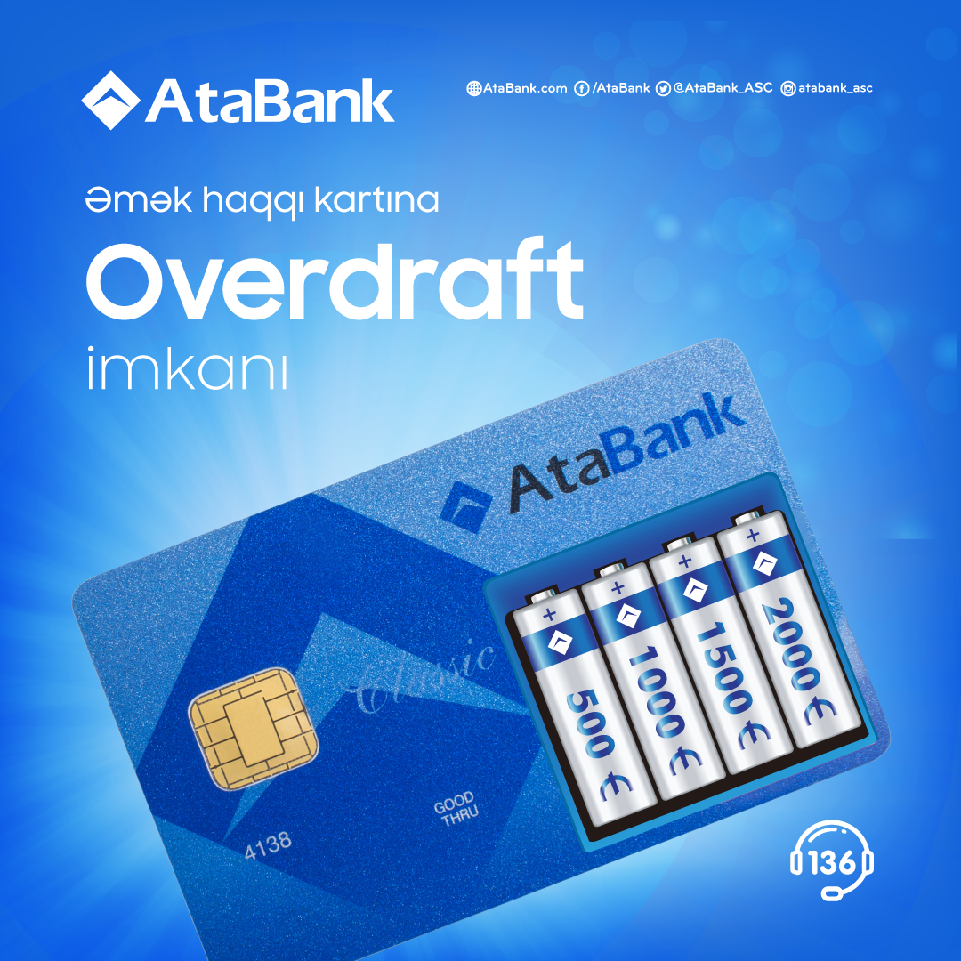 Əmək haqqı kartı AtaBank olanlara şad xəbər