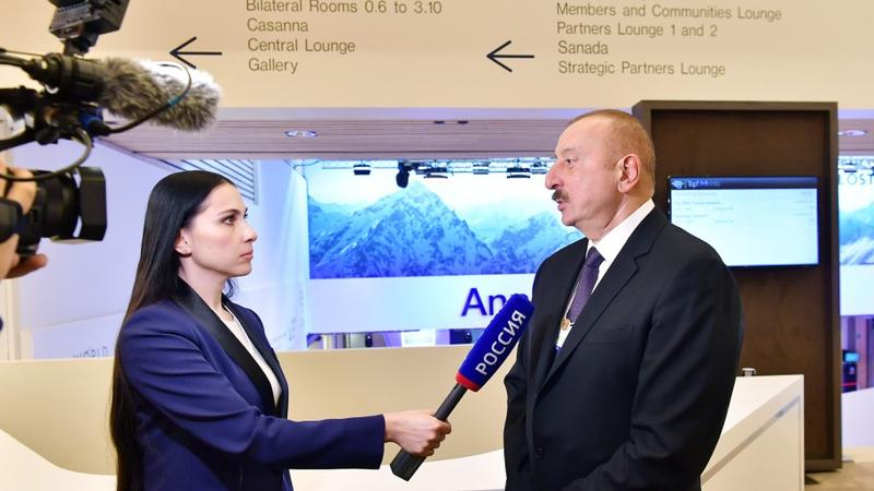 Azərbaycan Prezidenti “Rossiya 1” televiziya kanalına müsahibə verdi