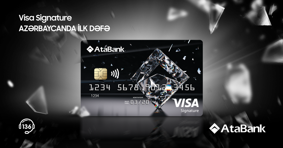 AtaBank Visa Signature kartını təqdim edərək daha bir yeniliyə imza atdı
