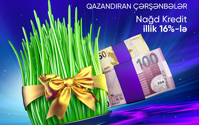 Bank Respublikadan illik 16%-lə nağd kredit - Yalnız bir gün