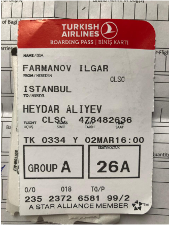 “Türk Hava Yolları”nda insident