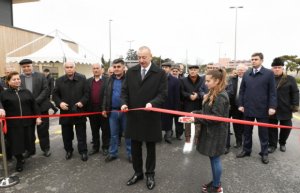 İlham Əliyev Mərdəkan-Qala avtomobil yolunun açılışında