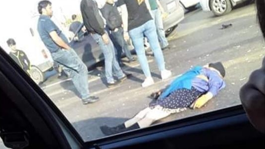Daha bir süpürgəçi qadını maşın vurdu - Bakıda (FOTO)