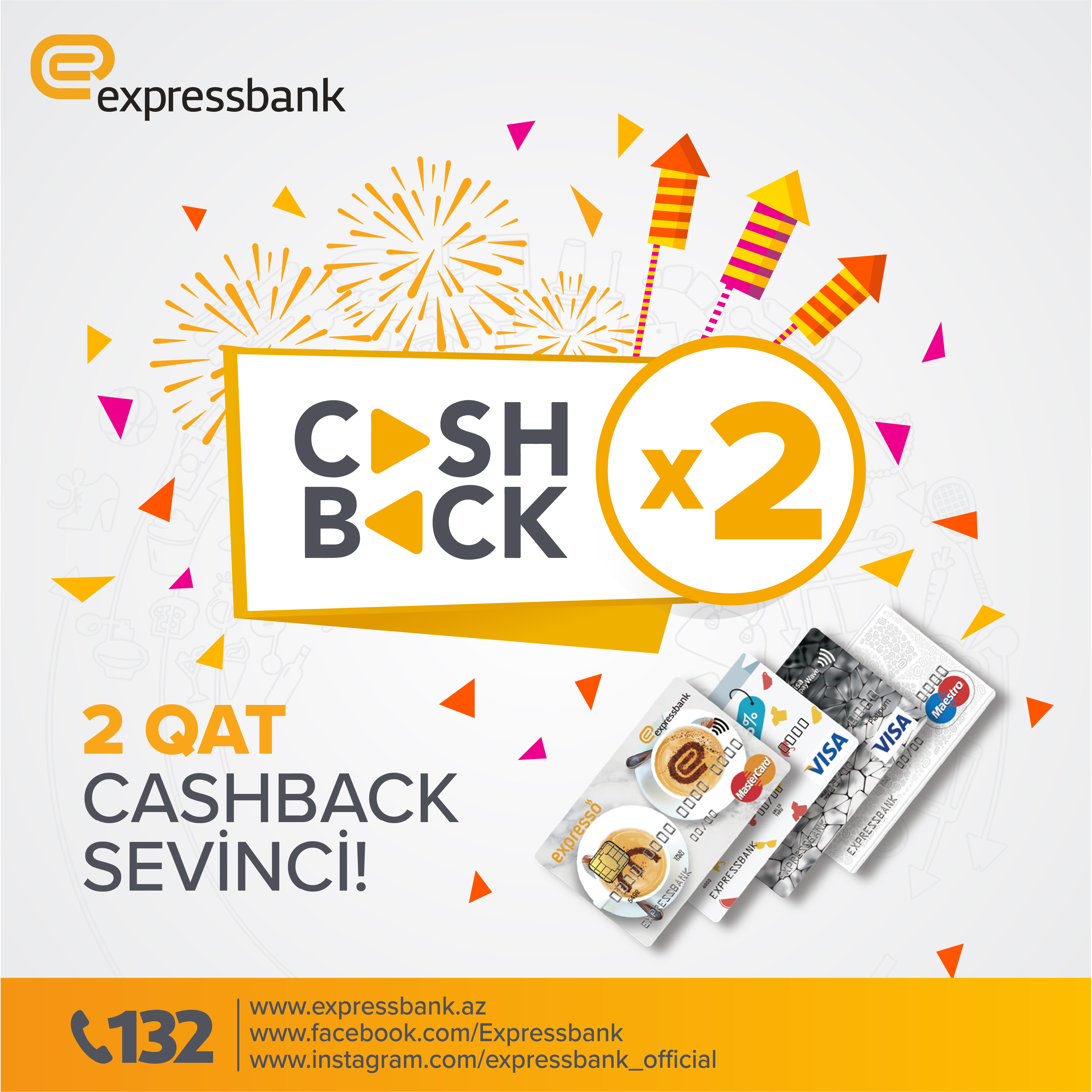 Ramazan bayramında Expressbank-dan ikiqat cashback sevinci!
