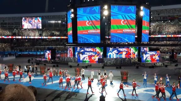 II Avropa Oyunlarının açılış mərasimi - FOTOLAR