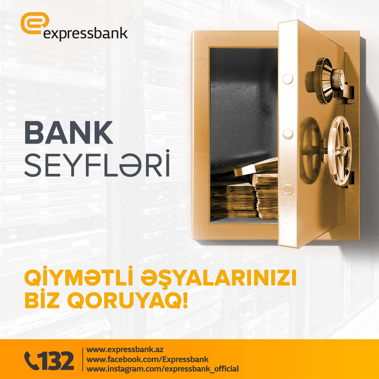 Expressbank- dan sərfəli bank seyfləri xidməti