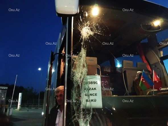 İstanbuldan Bakıya gələn avtobus qəzaya düşdü - FOTO
