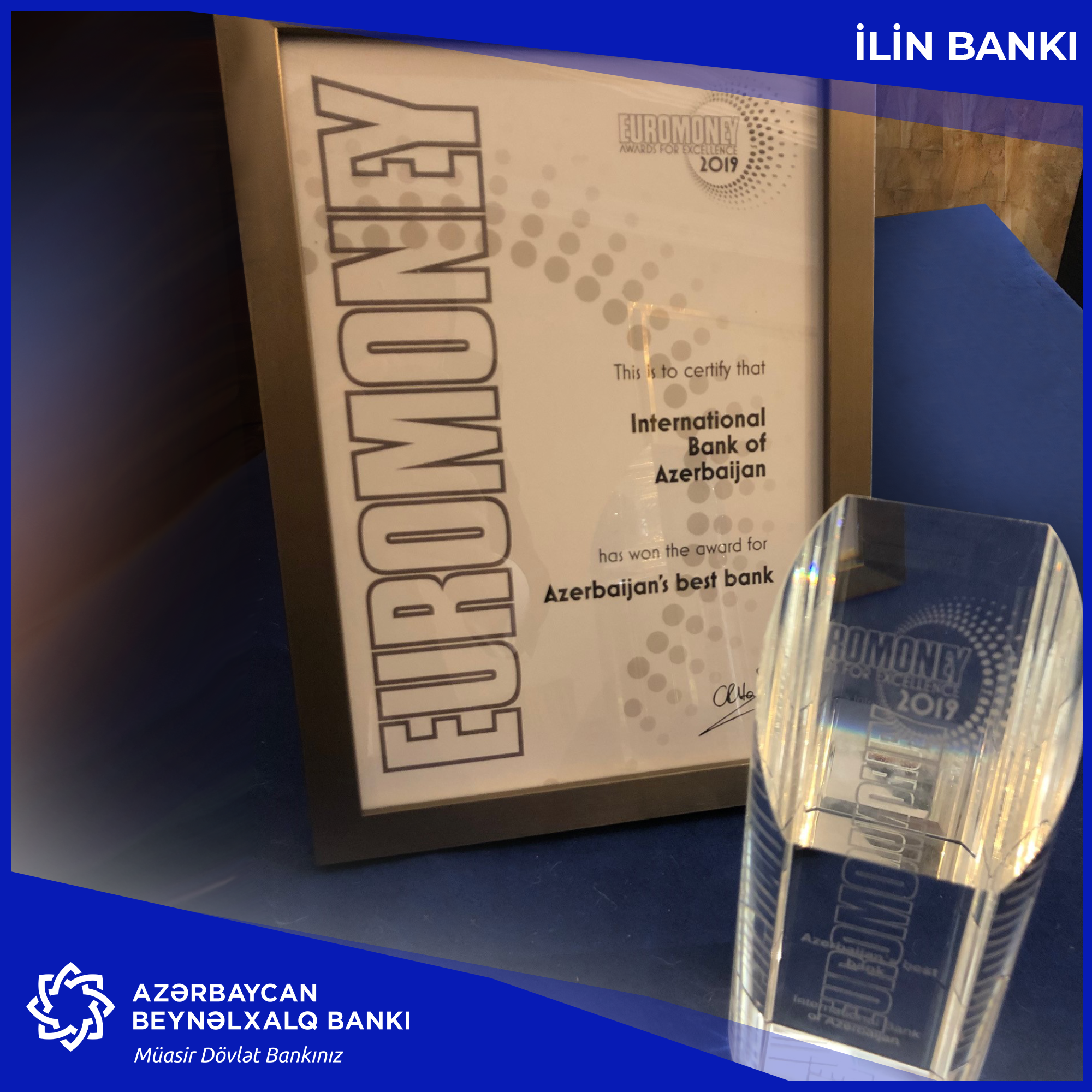 “Euromoney” Azərbaycan Beynəlxalq Bankını ilin ən yaxşı bankı seçdi!