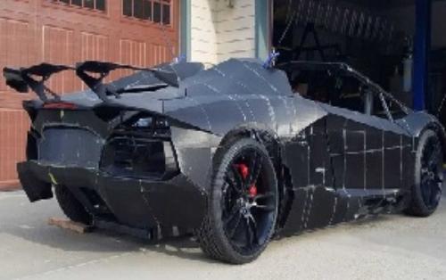 “3D” printerlə “Lamborghini Aventador” avtomobili çap edilib