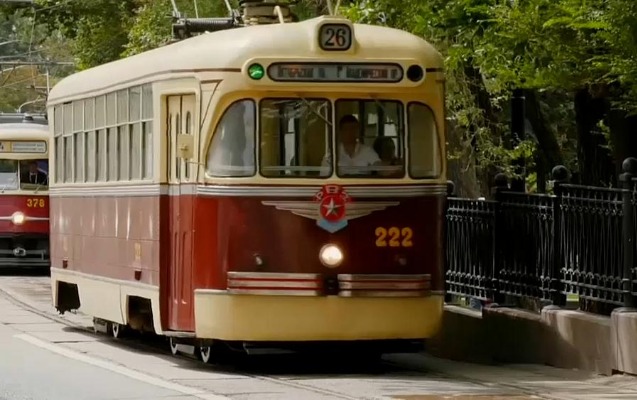 Moskvada retro tramvayların paradı keçirilib - VİDEO