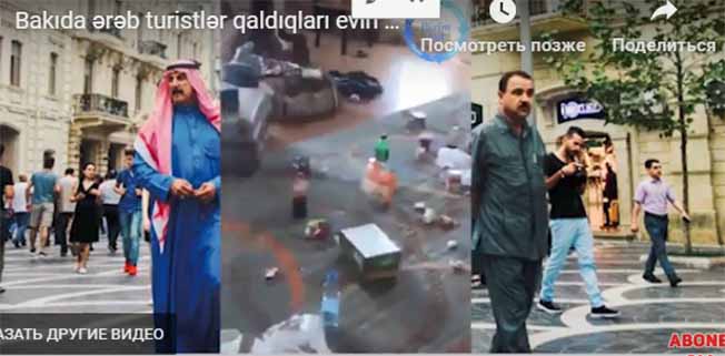 Bakıda ərəb turistlər qaldıqları evin sahibinə şok yaşatdılar – Video