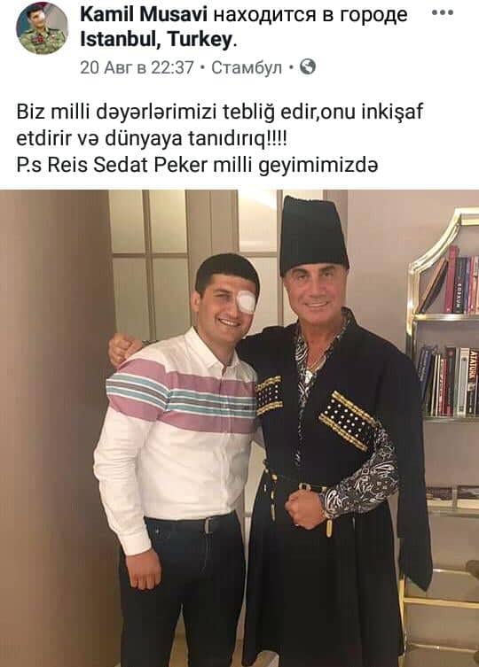 Kamil Musəvi Türkiyənin ən məşhur kriminal avtoriteti ilə — FOTO