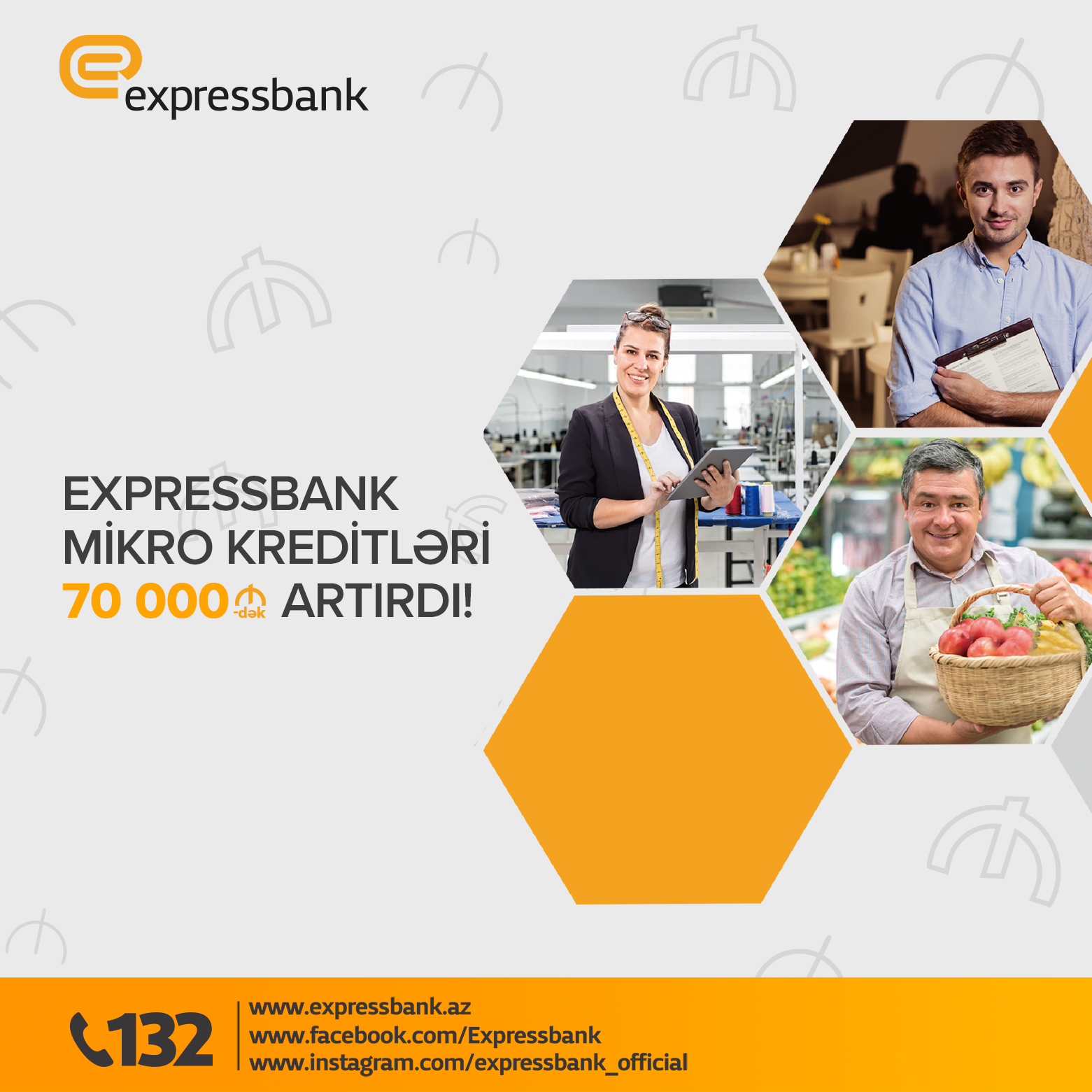Expressbank mikro kreditləri 70.000 AZN-dək artırdı