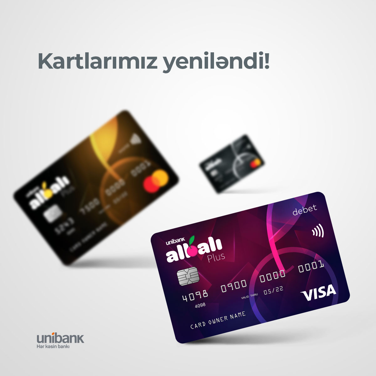 “Unibank”ın Albalı Plus kartları yeniləndi