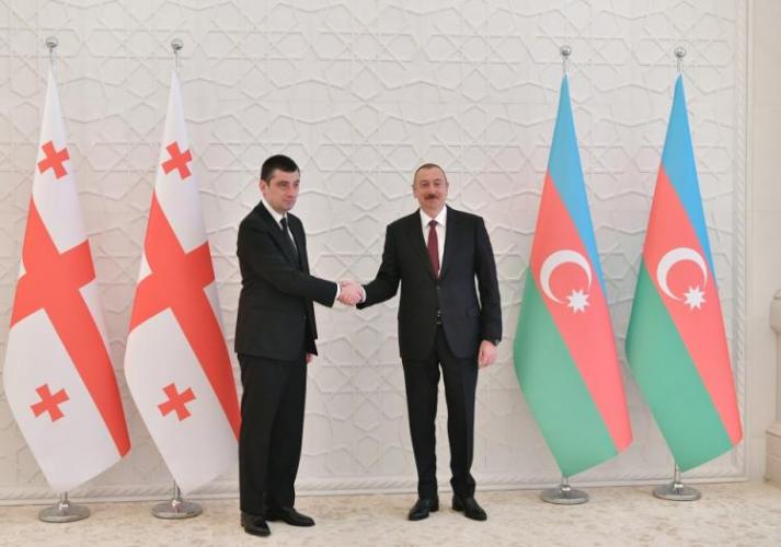 Prezident İlham Əliyev Gürcüstanın Baş Nazirini qəbul edib