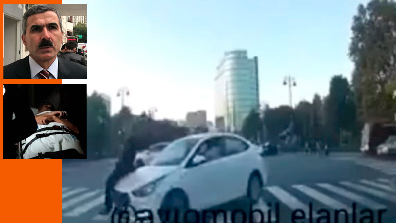 Hüquq müdafiəçisi Oqtay Gülalıyevin vurulma anı - VİDEO