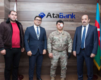 “AtaBank” ASC növbəti dəfə hərbçimizin kredit borcunu bağışladı