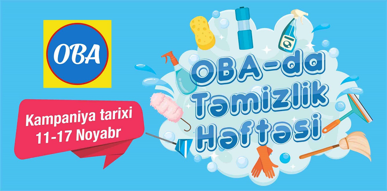 OBA marketlərdə endirimli “Təmzilik həftəsi” kampaniyası başlayıb