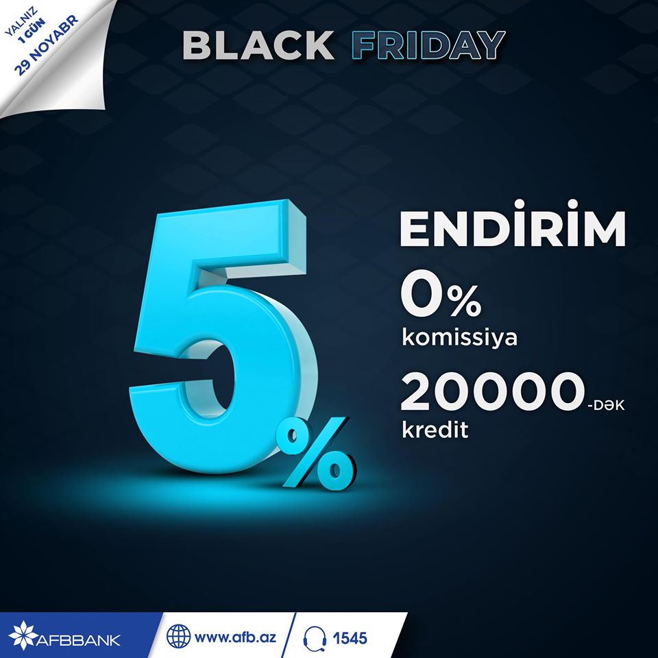 Daha bir Bank Black Friday trendinə qoşuldu