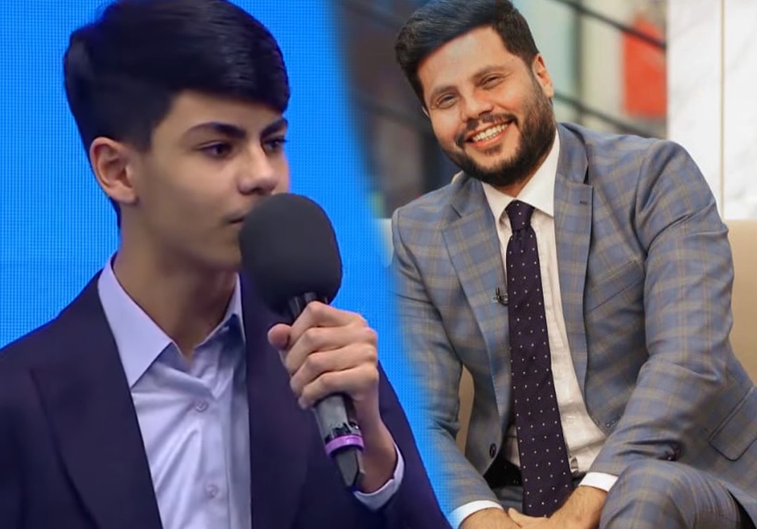 Zaur Kamalın oğlu canlı efirdə hər kəsi duyğulandırdı - VİDEO