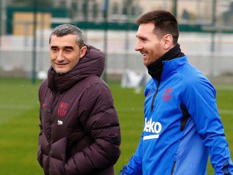 Messi Valverde ilə vidalaşdı