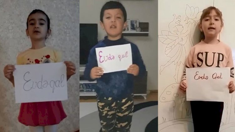 Məktəbli uşaqlardan koronavirusla bağlı çağırış - Video