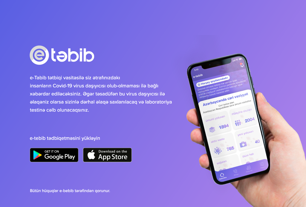 Operativ Qərargah Mobil Tətbiq yaratdı: “E-Təbib”