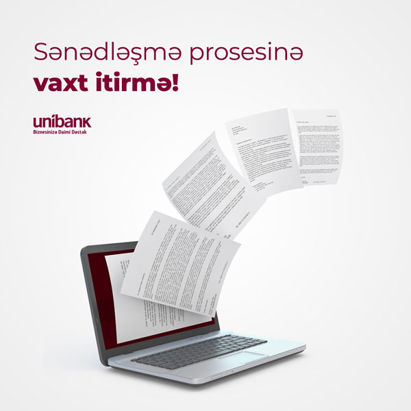 Unibank biznes sahiblərinə kredit xəttindən banka gəlmədən istifadə imkanı yaradıb