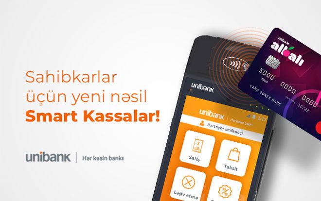 Unibank yeni nəsil smart kassaları istifadəyə verib