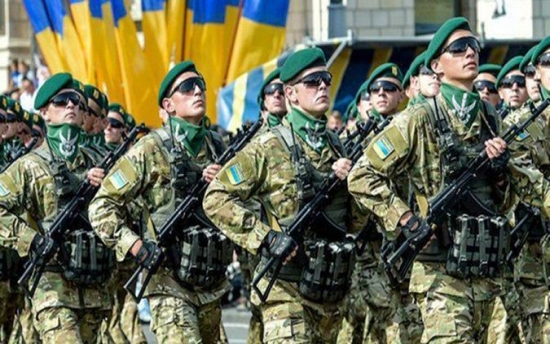 Ukrayna hərbçilərini Qarabağda döyüşmək üçün hazırlayır - FOTO