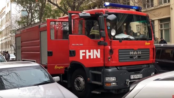 Bakıda fərdi evdə yanğın olub