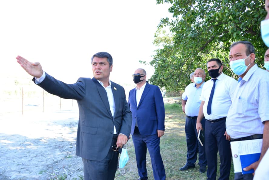 Göyçayda park-bulvarın salınması sevinclə qarşılanıb - FOTOLAR