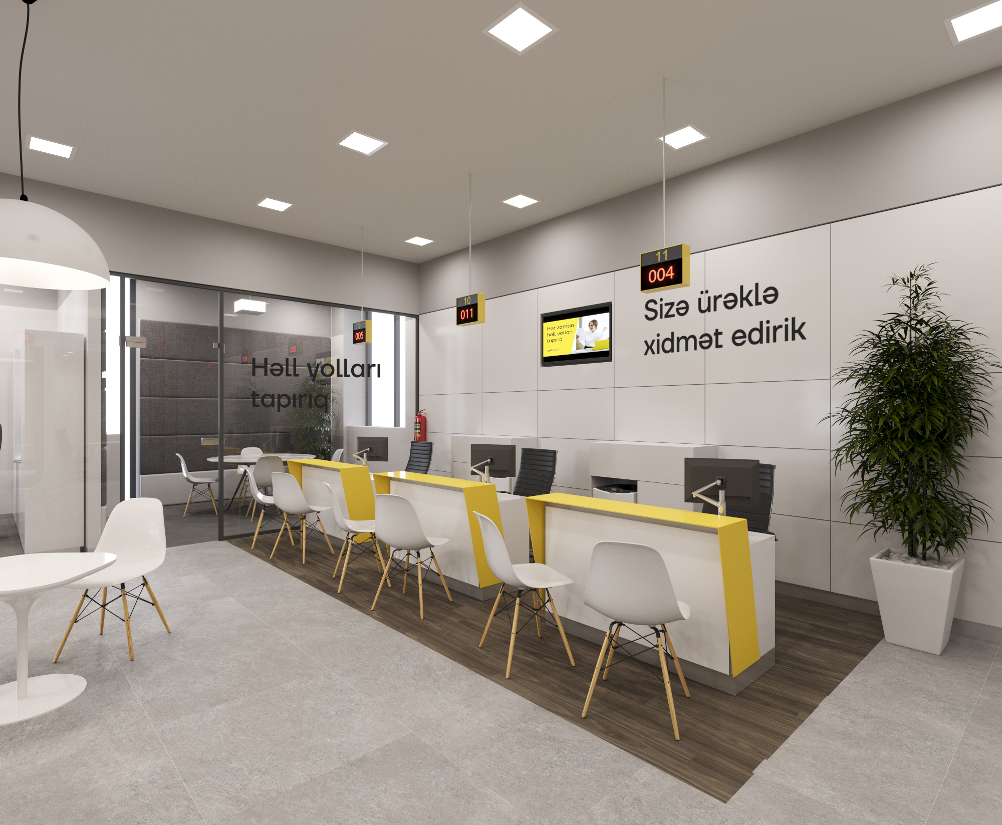 Yelo Bank yeni konseptdə filialın açılışına hazırlaşır