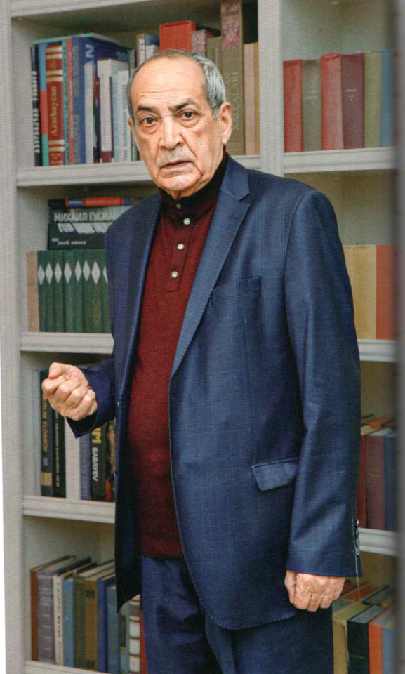 “Baku” jurnalının baş redaktoru Leyla Əliyeva ilə görkəmli aktyor Rasim Balayevin söhbəti