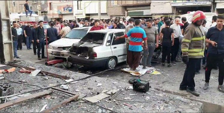 Tehranda güclü partlayış: 1 ölü, 10 yaralı var - FOTO
