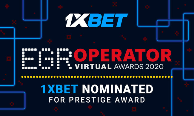 1xBet, prestijli EGR Operator Awards mükafatını qazanmağa iddialıdır