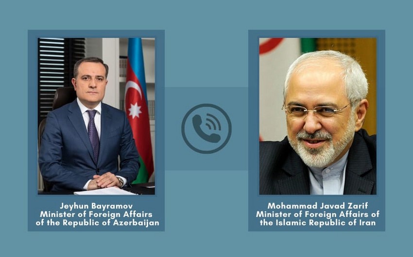 Azərbaycan və İran XİN başçıları telefonla danışıb