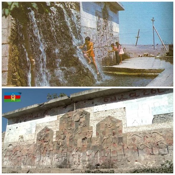 Cəbrayıldakı “Dostluq” bulağı 28 il öncə və indi... - FOTO