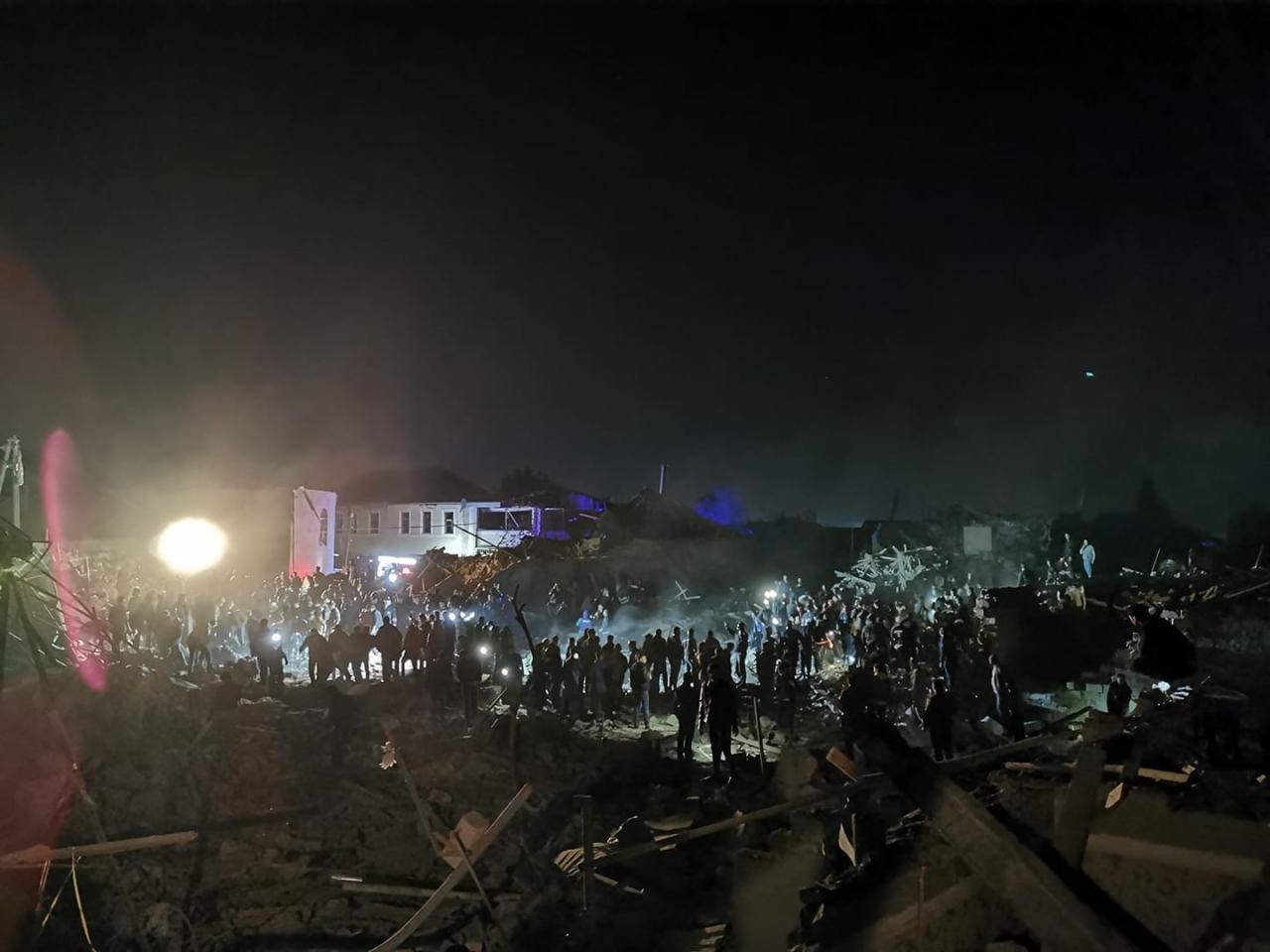 Gəncədə ölənlərin sayı 13 nəfərə çatdı