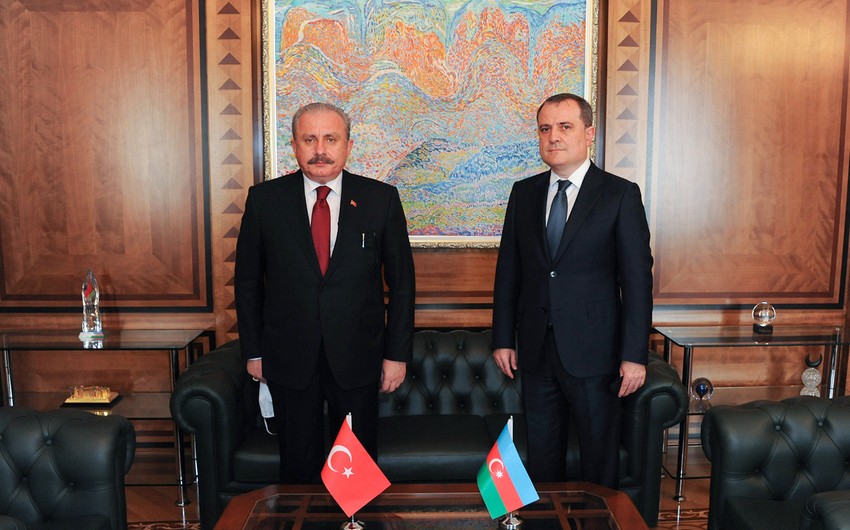 Ceyhun Bayramov Türkiyə parlamentinin sədri ilə görüşdü - FOTO