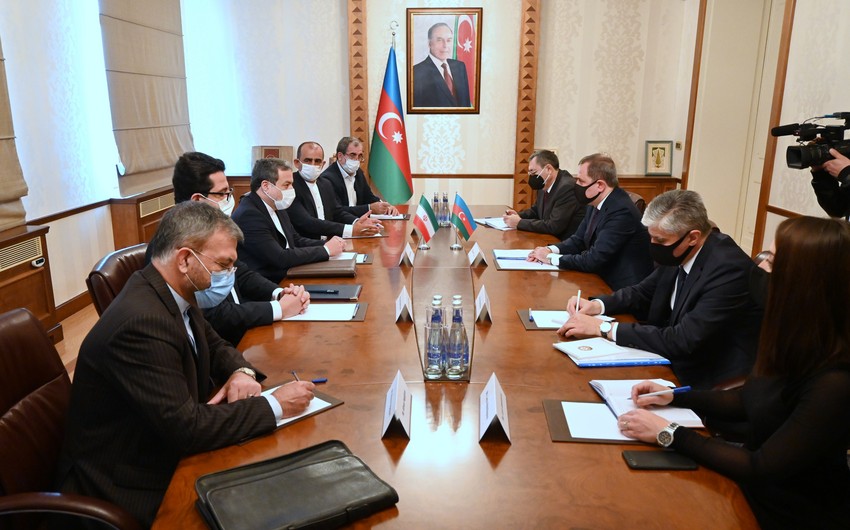 Ceyhun Bayramov İran prezidentinin xüsusi elçisi ilə görüşdü - FOTOLAR