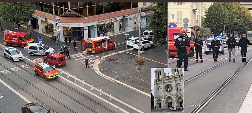 Fransada katolik kilsəsində dəhşət - Terrorçu 2 nəfərin başını kəsdi